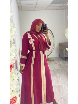Maxi hijab luxe brodé
